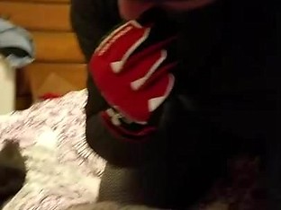 Forcing Husband to Deepthroat My Big Rubber Cock Strap On