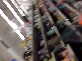 Unsuspecting cumshot in store 1